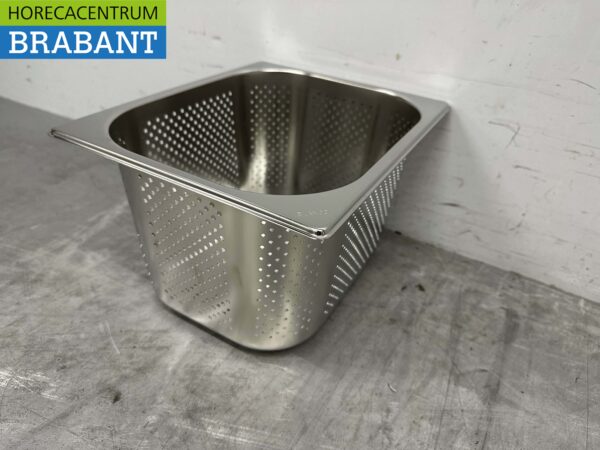 RVS Geperforeerde gastronorm bak GN bak 1/2 Diepte 200 mm Horeca - Afbeelding 3