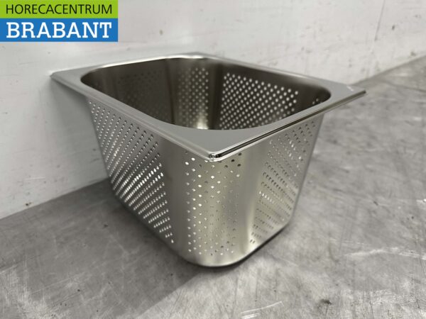 RVS Geperforeerde gastronorm bak GN bak 1/2 Diepte 200 mm Horeca - Afbeelding 4
