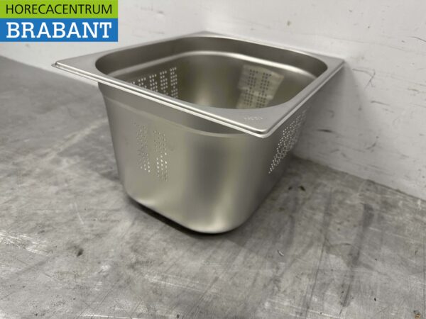 RVS Geperforeerde gastronorm bak GN bak 1/2 Diepte 200 mm Horeca - Afbeelding 3