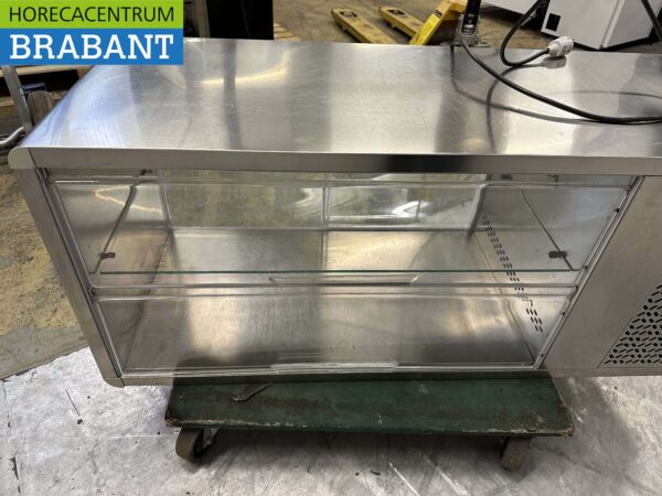 RVS Afinox Koelvitrine Gebaksvitrine 120 cm 230V Horeca - Afbeelding 5