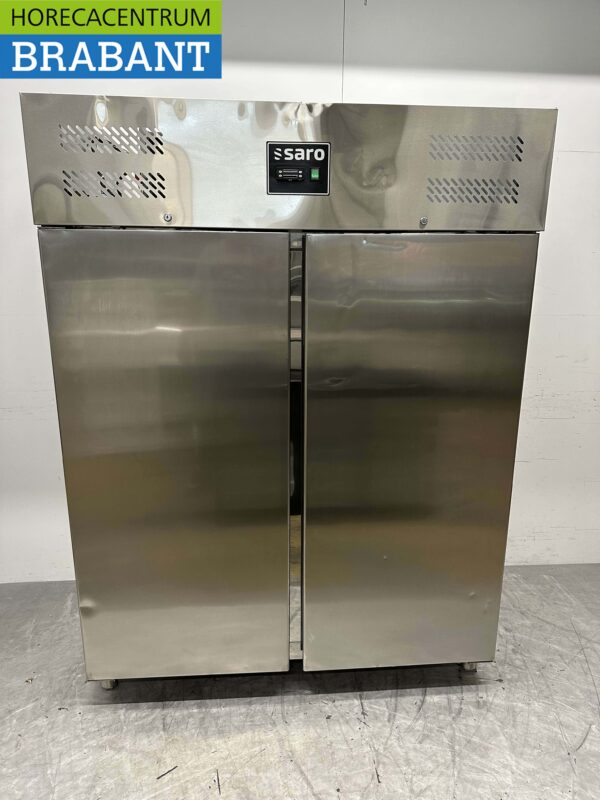 RVS Saro Dubbeldeurs 2-deurs Koelkast koeling 1130 liter 230V Horeca