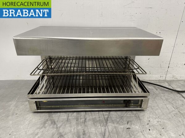 RVS Roller Grill Salamander grill 80 cm 400V Horeca