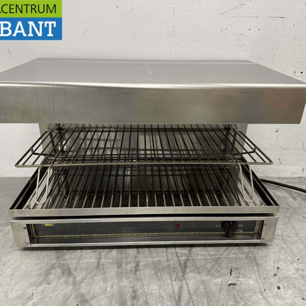 RVS Roller Grill Salamander grill 80 cm 400V Horeca