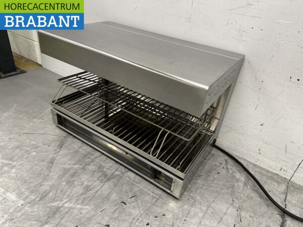 RVS Roller Grill Salamander grill 80 cm 400V Horeca - Afbeelding 3