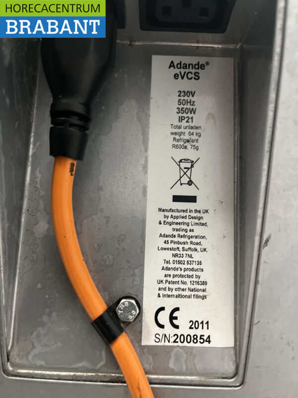 RVS Adande Koellade Koelwerkbank 230V Horeca - Afbeelding 5