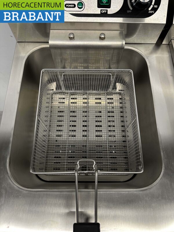 HCB RVS Dubbele Friteuse Frituur 2 x 16 liter 230V Horeca - Afbeelding 6