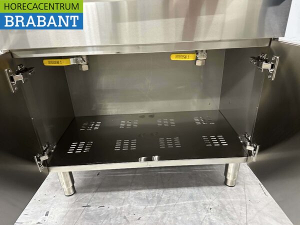 HCB RVS Dubbele Friteuse Frituur 2 x 16 liter 230V Horeca - Afbeelding 7