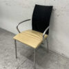 Eetkamerstoel stoelen zwart beige 9 stuks Horeca - Afbeelding 3