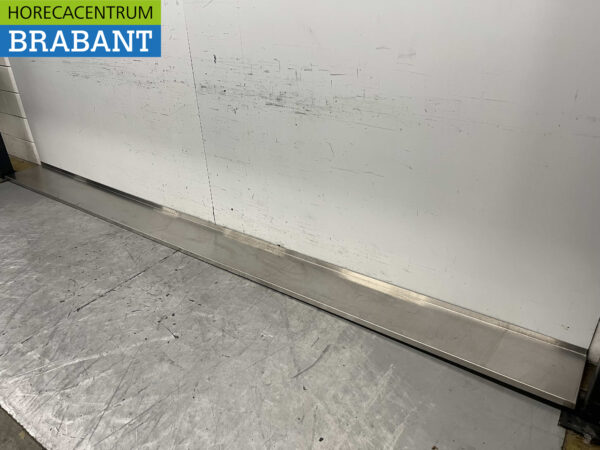 RVS Wandschap schap 400 x 30 cm Horeca - Afbeelding 2