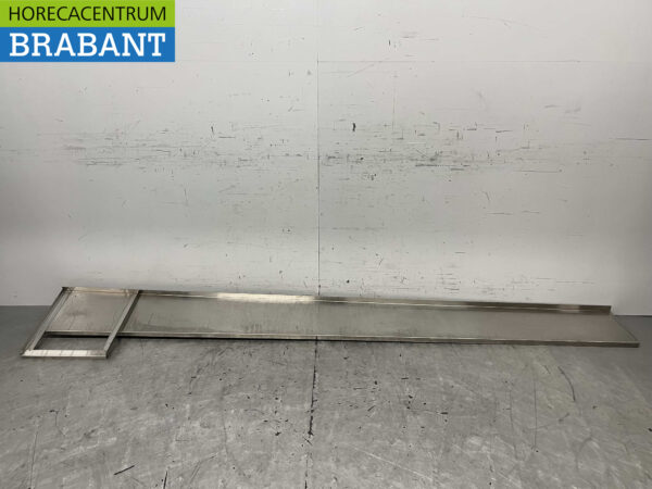 RVS Wandschap schap 300 x 30 cm Horeca