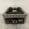 RVS 1 pit Opzet fornuis gasfornuis 37 cm Horeca