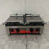 RVS Dubbele Contactgrill Paninigrill Grill 230V Horeca