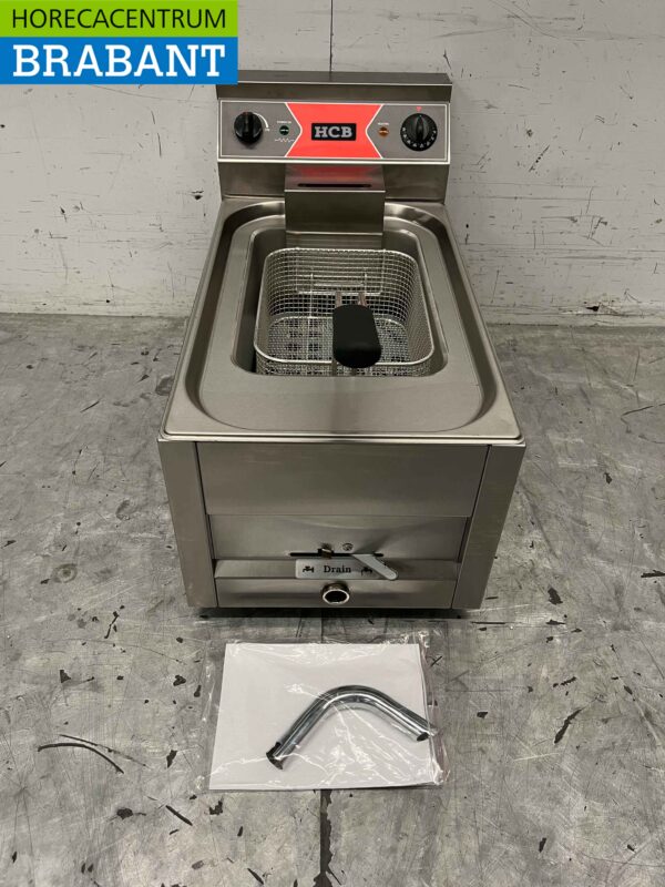 RVS Opzet Friteuse Frituur 12 liter 400V Horeca