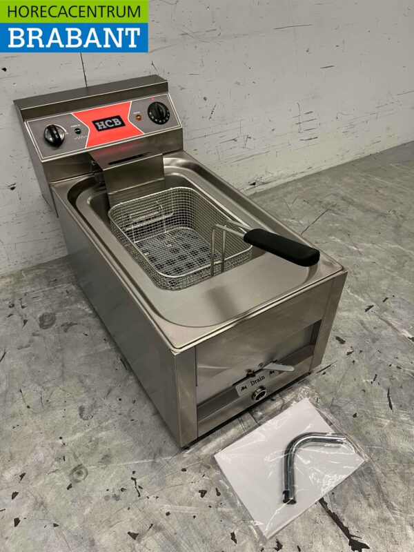 RVS Opzet Friteuse Frituur 12 liter 400V Horeca - Afbeelding 3