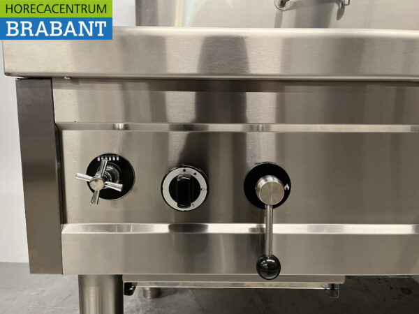 RVS Woktafel wokfornuis wok fornuis 5 branders 100,9 kW 245 cm Gas Horeca - Afbeelding 6