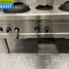 RVS Woktafel wokfornuis wok fornuis 5 branders 100,9 kW 245 cm Gas Horeca - Afbeelding 7