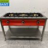 RVS Pannenkoekenfornuis Gasfornuis Fornuis 129 cm Horeca