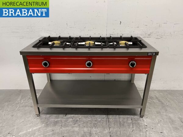 RVS Pannenkoekenfornuis Gasfornuis Fornuis 129 cm Horeca