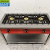 RVS Pannenkoekenfornuis Gasfornuis Fornuis 129 cm Horeca - Afbeelding 4