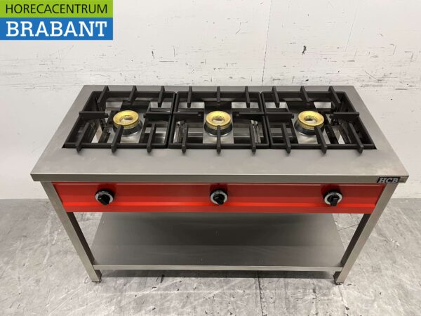 RVS Pannenkoekenfornuis Gasfornuis Fornuis 129 cm Horeca - Afbeelding 4