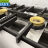 RVS Pannenkoekenfornuis Gasfornuis Fornuis 129 cm Horeca - Afbeelding 5