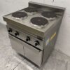 RVS Elektrisch fornuis kookplaat 4 pitten 400V 70 cm Horeca - Afbeelding 2