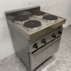 RVS Elektrisch fornuis kookplaat 4 pitten 400V 70 cm Horeca - Afbeelding 3