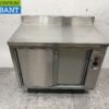 RVS Warmhoudkast Bordenwarmhoudkast 2 schuifdeuren 100 cm Horeca