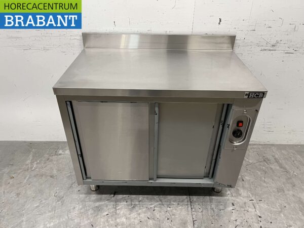 RVS Warmhoudkast Bordenwarmhoudkast 2 schuifdeuren 100 cm Horeca