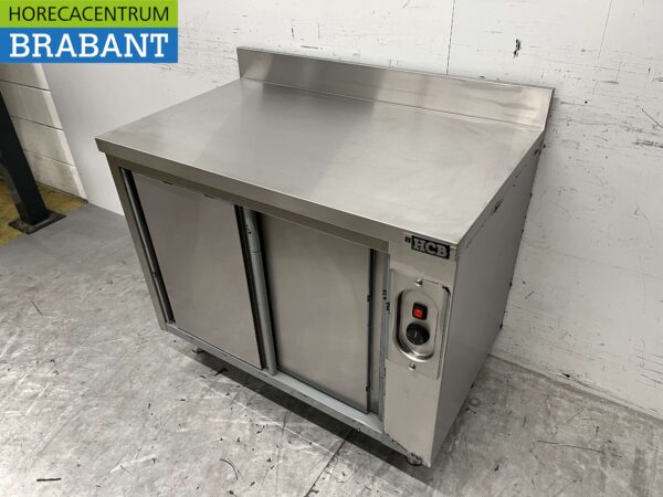 RVS Warmhoudkast Bordenwarmhoudkast 2 schuifdeuren 100 cm Horeca - Afbeelding 2