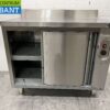 RVS Warmhoudkast Bordenwarmhoudkast 2 schuifdeuren 100 cm Horeca - Afbeelding 4
