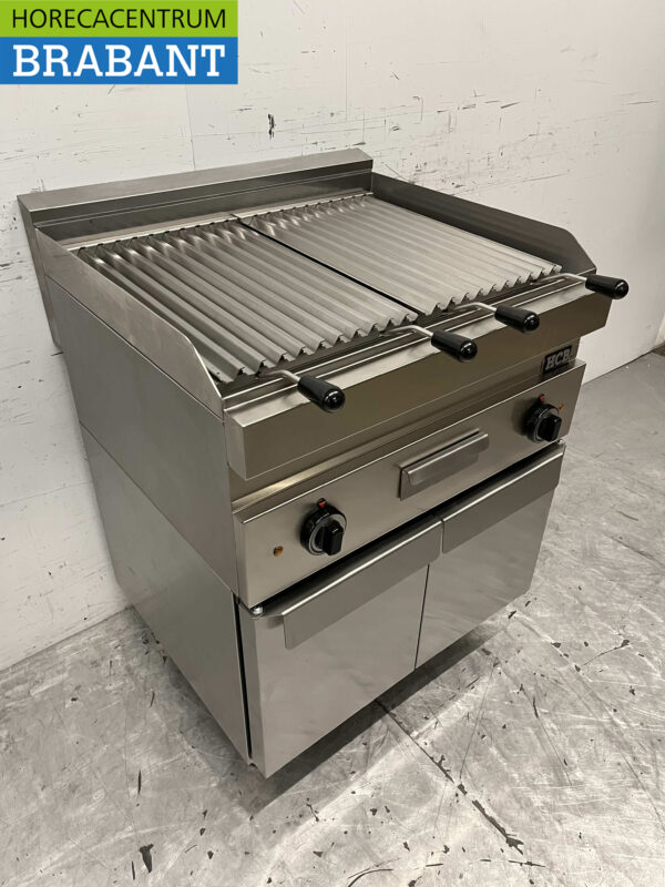 RVS Stoomgrill Grill Vapogrill 70 cm 400V Horeca - Afbeelding 3