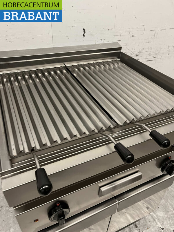 RVS Stoomgrill Grill Vapogrill 70 cm 400V Horeca - Afbeelding 4