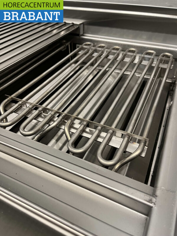 RVS Stoomgrill Grill Vapogrill 70 cm 400V Horeca - Afbeelding 6