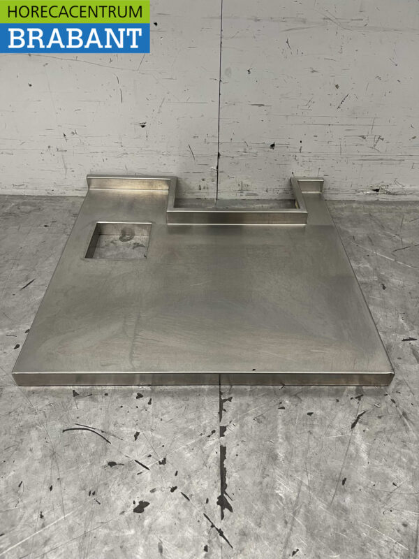 RVS Werkblad Blad 71,5 x 70 cm Horeca