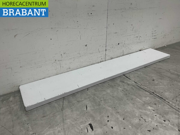 RVS Wandschap schap 145 x 25 cm Horeca - Afbeelding 3