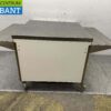 RVS Verrijdbare Werktafel Tafel Buffet tafel Op Wielen 100 x 100 x 90 cm Horeca - Afbeelding 5