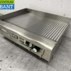 RVS Grillplaat Bakplaat 1/2 geribbeld 55 cm 230V Horeca - Afbeelding 2