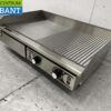 RVS Grillplaat Bakplaat 1/2 geribbeld 73 cm 2 x 230V Horeca - Afbeelding 2