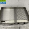 RVS Grillplaat Bakplaat 1/2 geribbeld 73 cm 2 x 230V Horeca - Afbeelding 4