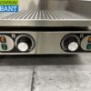 RVS Grillplaat Bakplaat 1/2 geribbeld 73 cm 2 x 230V Horeca - Afbeelding 5
