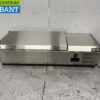 RVS Opzetvitrine Opzet koelvitrine saladière 4 x 1/4 GN 100 cm Horeca