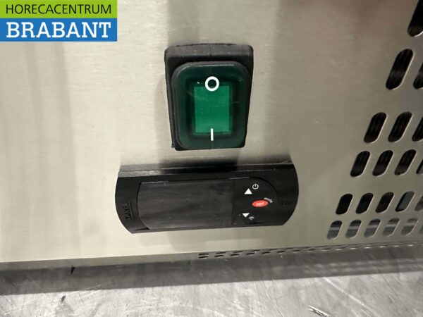 RVS Opzetvitrine Opzet koelvitrine saladière 4 x 1/4 GN 100 cm Horeca - Afbeelding 6