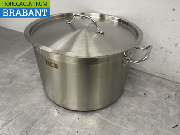 RVS Soeppan Kookpan Pan Inductie 40 x 26 cm 32 liter Horeca - Afbeelding 2