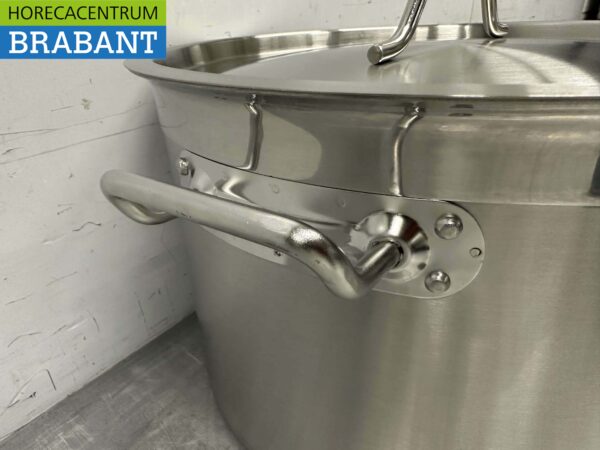 RVS Soeppan Kookpan Pan Inductie 40 x 26 cm 32 liter Horeca - Afbeelding 5