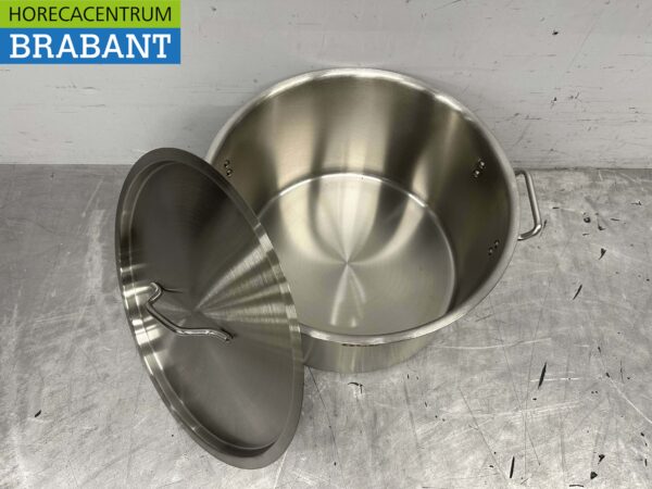RVS Soeppan Kookpan Pan Inductie 40 x 26 cm 32 liter Horeca - Afbeelding 8