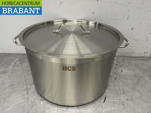 RVS HCB Soeppan Kookpan Pan Inductie 45 x 28 cm 44 liter Horeca