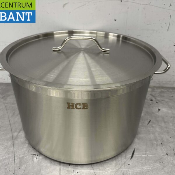 RVS HCB Soeppan Kookpan Pan Inductie 45 x 28 cm 44 liter Horeca