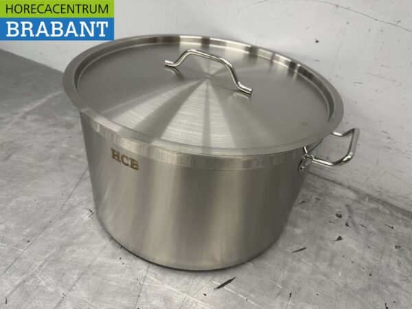 RVS HCB Soeppan Kookpan Pan Inductie 45 x 28 cm 44 liter Horeca - Afbeelding 3