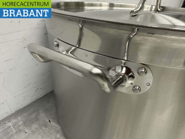 RVS HCB Soeppan Kookpan Pan Inductie 45 x 28 cm 44 liter Horeca - Afbeelding 5